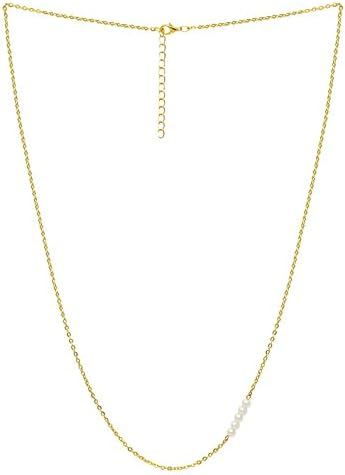 Stylish Delicate Pearl Gold Plated Sexy Bikini Chain Belly Body Waist Belly Chain Kamarbandh for Women Girls