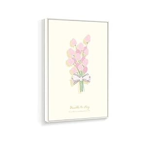Framed Canvas Wall Art for Living Room, Bedroom Beautiful Bunch Flowers Canvas Prints for Home Decoration Ready to Hanging - 16x24 inches