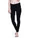 HDE Women's Maternity Yoga Pants Pregnancy Stretch Fold Over Lounge Leggings (Black, Large)