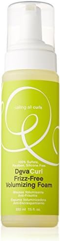 DevaCurl Frizz-Free Volumizing Foam, 7.5 Ounce