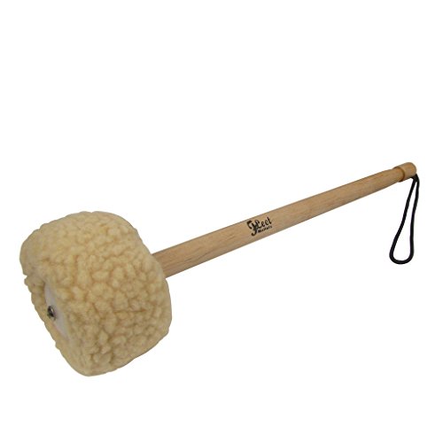 IKN 1pcs Gong Mallet Small Head 5545-Wood Core,Wool