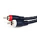 RCA Cable Car Audio - RCA Cables - RCA Subwoofer Cable - RCA Home Theater Projector - RCA Projector - Audio Video Cables - Stereo Audio Cable - 50 ft - 15.2 M - 2 Male to 2 Male - STEREN 254-230BL