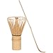 Zephyr Goods Bamboo Matcha Tea Whisk and Spoon Set | Traditional Japanese Green Tea Chasen | Matcha Tea Accessories 2-Pack | Ceremonial Wooden Matcha Set | For Use With Matcha Green Tea Powder