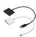 Gedun Compatible 2 Pack to Adapter, Charge & Sync Cable Adapter Converter for IP 6/6 Plus/5s/5c/5/4s/4/3/3c(Black&White) (Black White-01)