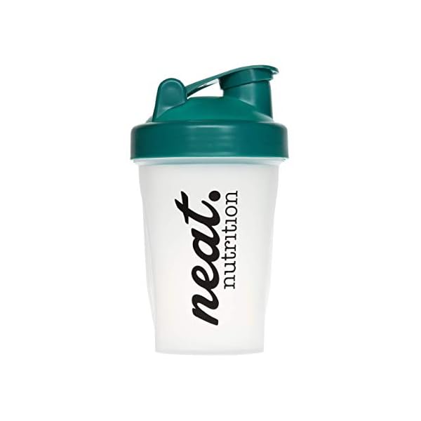 Neat-Nutrition-Protein-Shaker-Bottle-400ml-Sports-Supplements-shakers-for-Mixing-Protein-Shakes Neat Nutrition Protein Shaker Bottle, Easy to Use Shaker Bottle for Protein Shakes and Sports Drinks, 400mL Protein…
