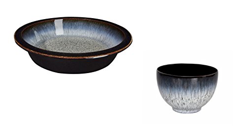 Click Here to See More Images Denby Halo Round Pie Dish and Deep Noodle Bowl, Set of 2