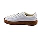 PUMA Women's Basket Platform Core Sneaker, Puma White-Puma White,8.5 M US