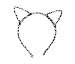 Yaslnn 6pcs Cute Cat Ears Sexy Womens Attractive Vivid Color Cat Ear HeadBand Hair Band for party