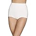 Vanity Fair Women's Lollipop Plus Size Brief Panties 15861, Elastic Leg Opening - White (3 Pack), 2X-Large (9)