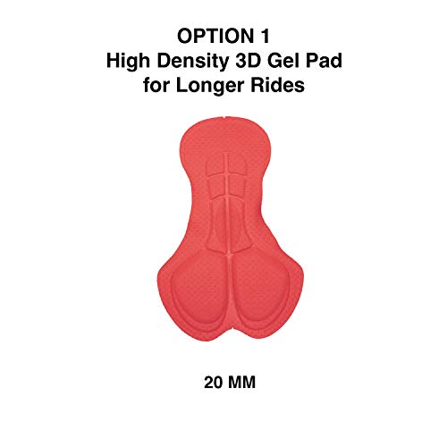 image for Urban Cycling Apparel Pro Men's Cycling Bike Bib Shorts, with Two 3D G