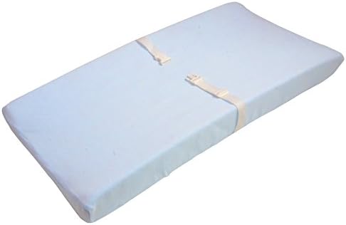 Totmart Baby Diaper pad, Changing pad Cover for Boy and Girl, 100% Cotton, Size 16x32x6" (Light Blue)