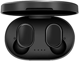 VBVA Wireless Bluetooth 5.0 Earphone Bluetooth Talking Earpiece Mini Cordless Earphone High-customed Elegant Black Headbuds Anti-noise Music Earphone with Clear Soft Sound