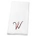 Lillian Vernon Script Personalized Monogram Guest Towels - 5 Foil Initial Color Options, Linen Feel Disposable Set for Bathroom, Wedding, & Party - Pack of 100, 13