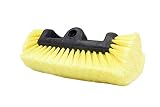 CARCAREZ 10" Car Wash Brush with Soft Bristle for Auto RV Truck Boat Camper Exterior Washing Cleaning, Yellow