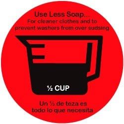 Decal "Use Less Soap", S-SOAP-1/2 Lots of 20