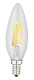 Kodak 41063 Dimmable LED Candle Torpedo Light Bulb, 40-watt, E12 base