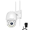 Security Cameras Outdoor, Wireless WiFi Home Security Camera System 360° View, HOSAFE Video Surveillance Cameras…
