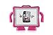 Easygoby Handle Kids and Child Freestanding Case for iPad 4, iPad 3, iPad 2 Pink