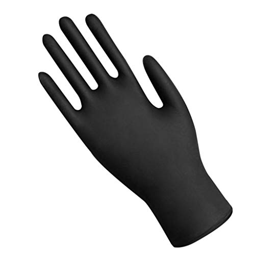 Latex Free Industrial Disposable Gloves, Textured, Powder-Free, Large Medical Examination Glove, Box of 100