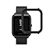 [2-Pack] Amazfit Bip Case SIKAI Protective Bumper Cover for Amazfit Bip Smart Watch PC Shell Skin Lightweight Multi-Colors Easy to Install (Black)
