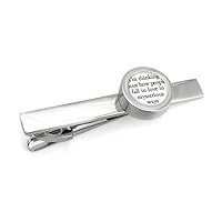 Tie Clip with Your Wedding Song Lyrics/First Idea for Him