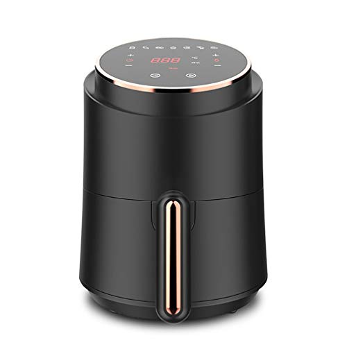 Click Here to See More Images New Air Fryer, 1230W High Power Household Electric Fryer, 1.5L Mini Oven,black, Containing Recipes,Healthy Cookware Food Oven
