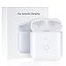 Wireless Charging Case with Sync Button Compatible with Airpods 1 & Airpods 2, Air pods Charging Case Replacement, 450mAh Built-in Battery (White)
