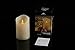 Air Zuker Flameless Candles Battery Operated Pillar LED Candle, Real Wax & Dancing Flame Motion Candle with Timer and 10-Key Remote, Use AAA Batteries[not-Included], 3.25 X 5-Inch, Ivory