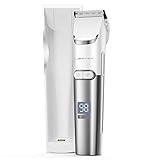 Liberex Cordless Hair Clippers for Men Women - Rechargeable Professional Mens Beard Trimmer, Hair Cutter Machine Kit, Wireless Grooming Set, Also for Kids Babies, LED Display, 4 Combs, Charging Base
