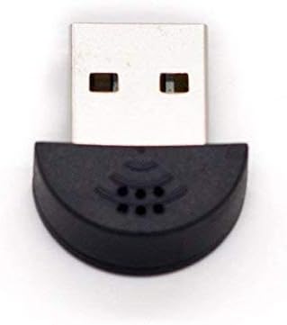 USB microphone PC plug-and-play driver-free Mac desktop and laptop microphones are convenient and practical. Mini black is suitable for web chat, games, and video conferencing (Black) - Image 3