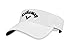 Callaway Golf Women's Opti Vent Adjustable Visor, White/ Black