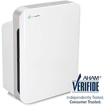 Germ Guardian High CADR True HEPA Filter Air Purifier for Home, Large Rooms to 338 sq ft, Filters Allergies, Pollen, Smoke, Dust, Pet Dander, UVC Sanitizer Eliminates Germs, Mold, Odors, Quiet AC5900W