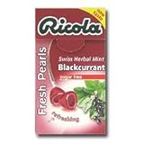 Ricola Herbal Sugar Free Blackcurrant Mints, 0.88-ounce Boxes (Pack of 12)-sold by Pro.S.Market