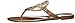 Jack Rogers Women's Georgica Jelly Sandal, Gold, 9 M US
