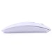 HDE Ultra-Thin Wireless Mouse 2.4GHZ Ergonomic Candy Colored Optical Mouse with USB Nano Receiver and Adjustable DPI Switch (White)