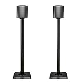Mounting Dream Speaker Stands for Satellite & Small Bookshelf Speakers - Set of 2 Floor Stand Mount for Bose Polk JBL Sony Yamaha and Others - 11LBS Capacity MD5402 (Speakers Not Included)