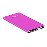 Sky-shop Power Bank Charger, Portable 15000mAh Power Bank Battery Charger Ultra Slim External Battery Pack for Apple iPhone 5 6 6s Plus 5s 5se Samsung Galaxy S7 S6 S5 HTC (Rose Red)