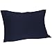 Spasilk Pure Silk Pillowcase, Charmeuse Silk Pillowcase, Hypoallergenic Pillowcase, Queen Sized, Navy