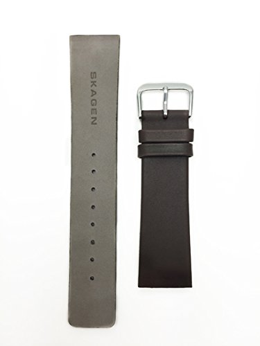 Genuine Skagen 16mm Brown Leather Watch Strap