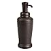 iDesign 93780 Kent Plastic Liquid Soap Pump and Lotion Dispenser for Kitchen, Bathroom, Sink, Vanity, 3.46