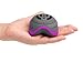 Kinivo ZX100 Mini Portable Speaker with Rechargeable Battery and Enhanced Bass Resonator (Grey, Purple)