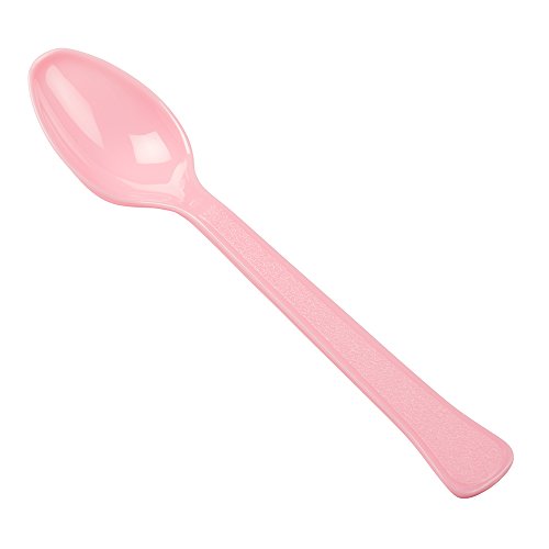 Amazon.com: JAM PAPER Premium Utensils Party Pack - Plastic Spoons - Baby Pink - 48 Disposable Spoons/Pack: Kitchen & Dining