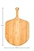 Fiery Chef 12.6” Bamboo Pizza Peel - Lightweight Smooth Wooden Pizza Paddle and Pizza Cutting Board with 8 Slice Grooves, Outdoor Pizza Oven Accessories, 19.7 Inch x 12.6 Inch