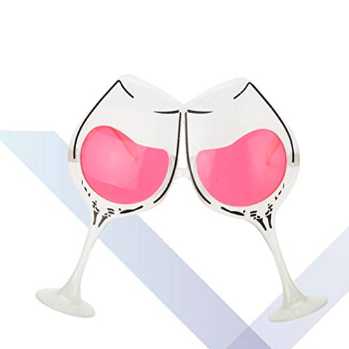 Red Wine Glass Shape Sunglasses Novelty Sunglasses Party Glasses Costume Cosplay Accessory Party Favors Photo Prop