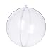 S SEEKINGTAG Clear Plastic Fillable Ornaments Ball - 100mm Pack of 10 Individual Ornaments   