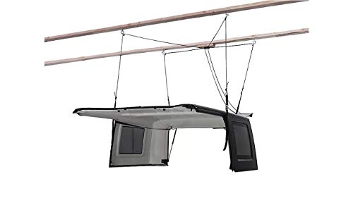 HARKEN - Hardtop Overhead Garage Storage Hoist for Jeep Wrangler and Ford Bronco, Self-Leveling, Safe Anti-Drop System, Easy One-Person Operation, (Bonus T Knobs for Quick Hard Top Removal) - Image 2