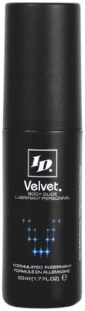 ID Velvet Silicone Lube 50ml, Luxury Anal Lube & Lubricant Gel for Privacy Our Long Lasting