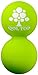 instecho Massage Peanut Ball by QOL TOP, Massage Balls for Back, Double Lacrosse Balls Massage, Myofascial Release Ball, Trigger Point Ball. (Green, Large)