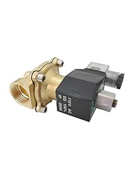 Válvula solenoide de latón de CA de 110 V a 120 V de 3/4 pulgadas normalmente abierta.