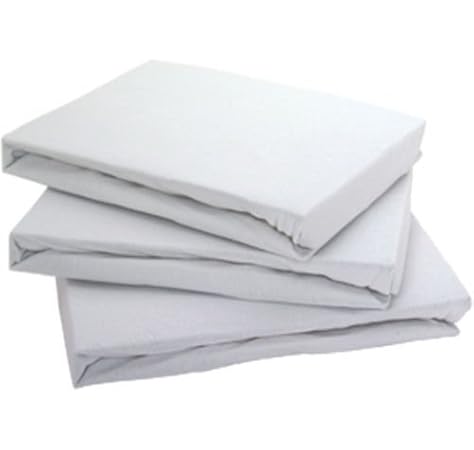 white cot bed sheets
